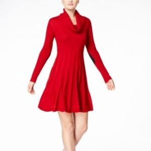 Calvin Klein Women's Fit & Flare Sweater Dress